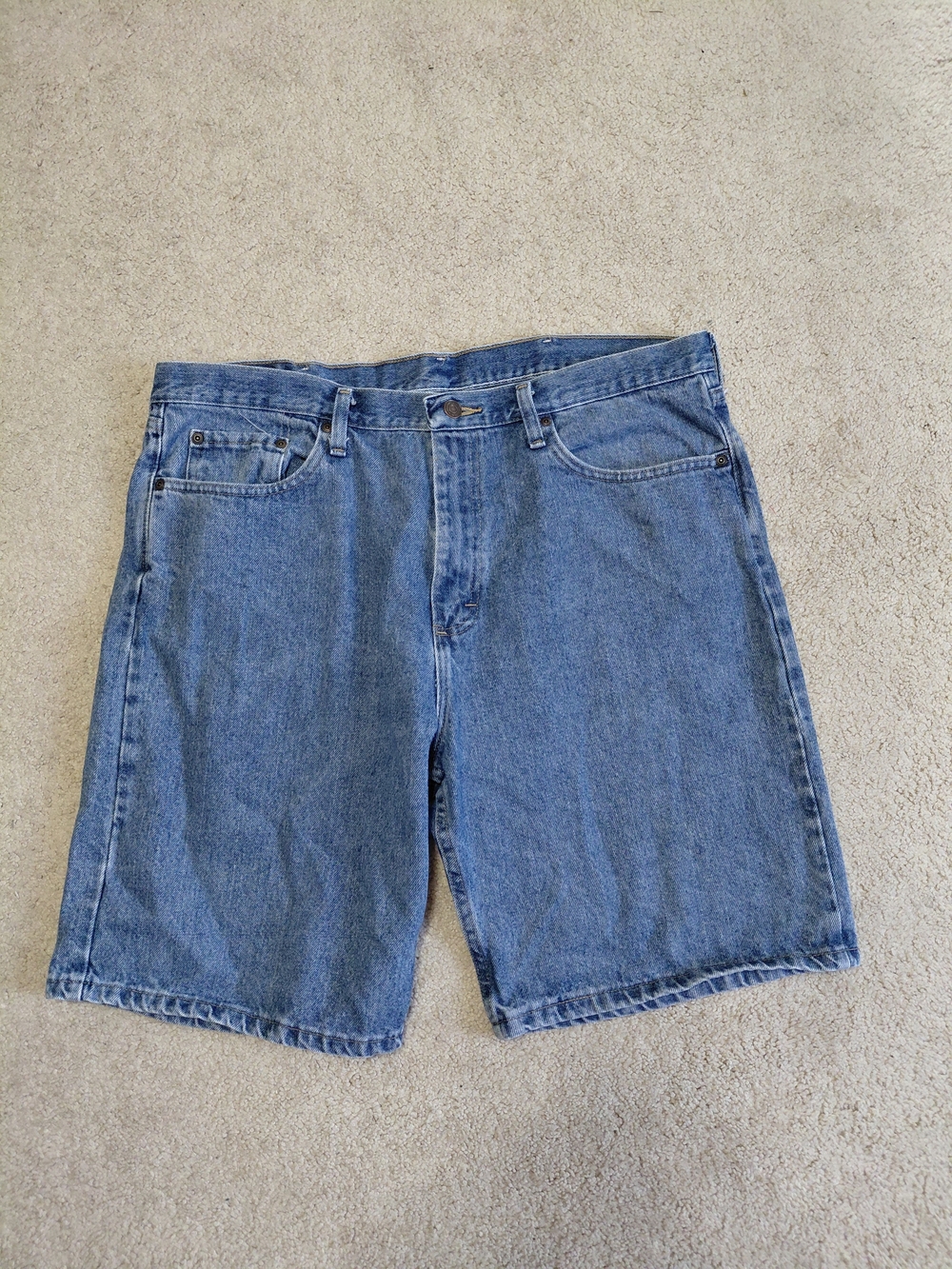 Wrangler Men's Blue Denim Jean Shorts